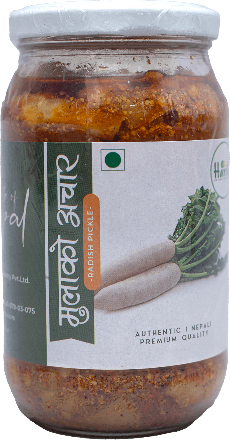 Raddish with Green Chilli